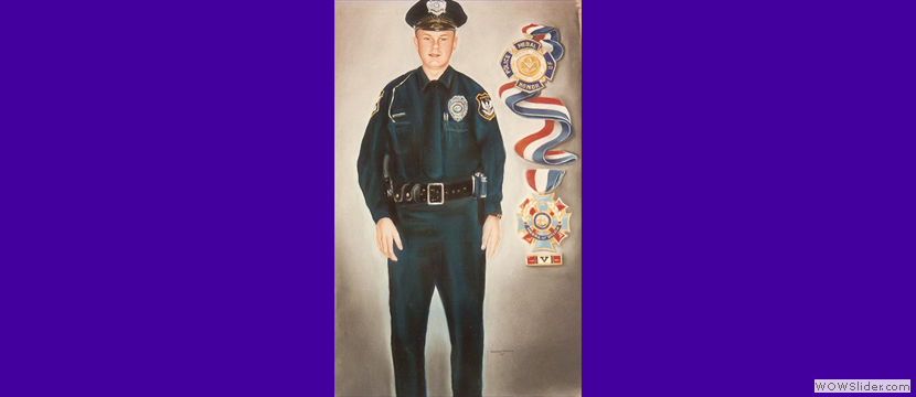 Officer  Carter Pastel Portrait